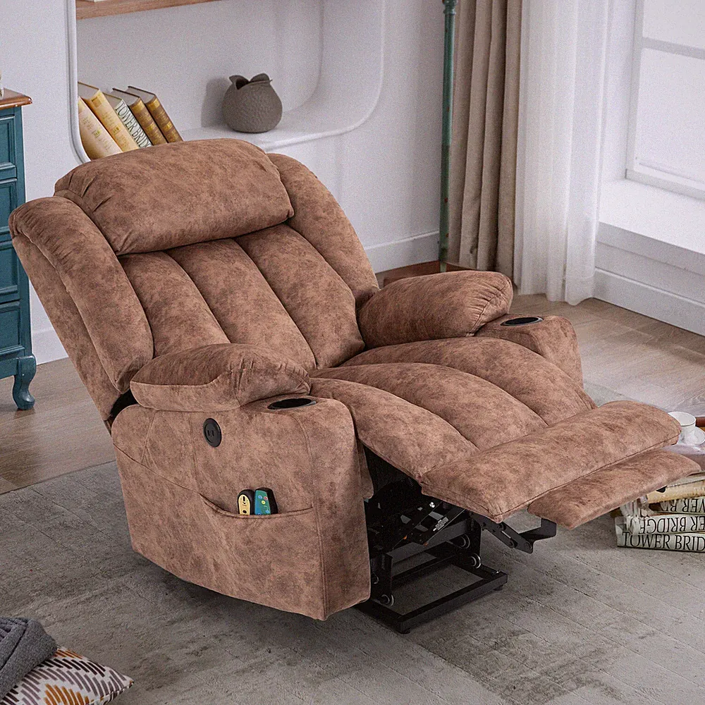 Large Power Electric Lift Recliner Chair for Elderly Big Tall, Extended Footrest
