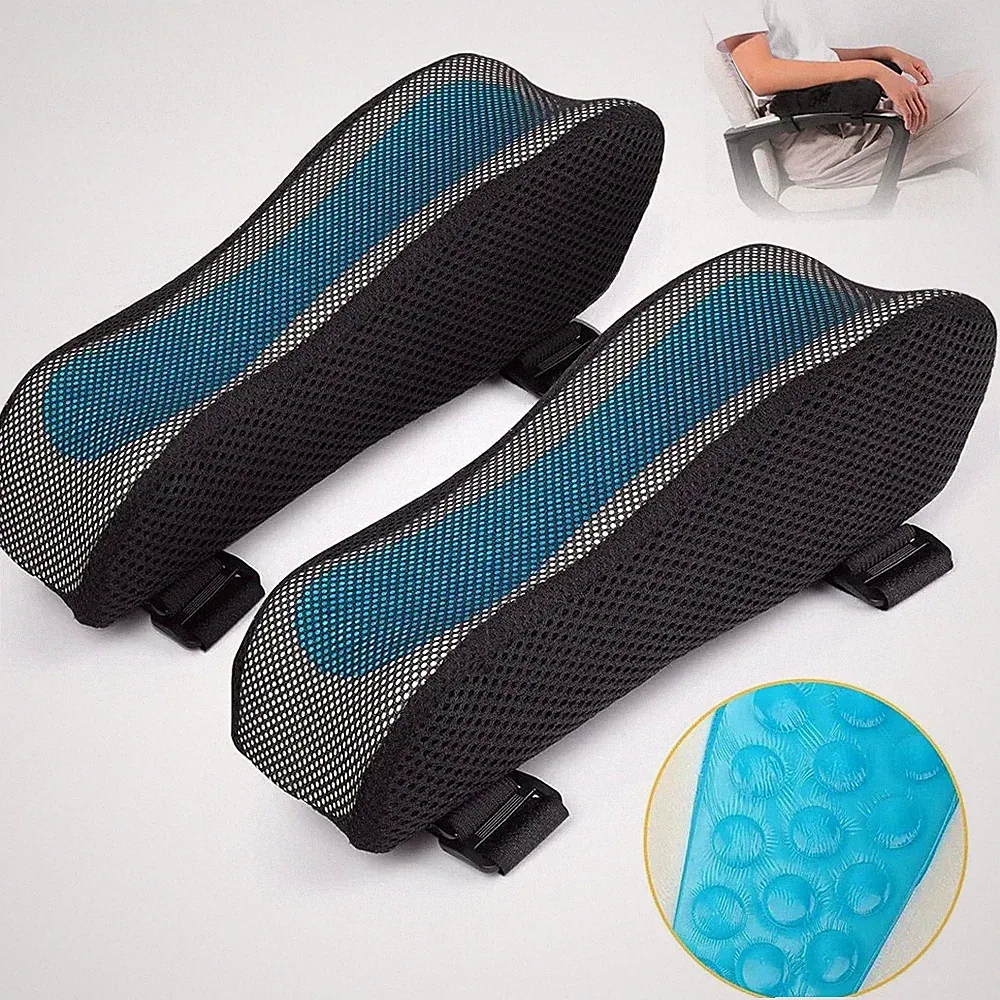 Memory Foam Armrest Pad Office Chair Arm Rest Cover Pillow Elbow Support Cushion