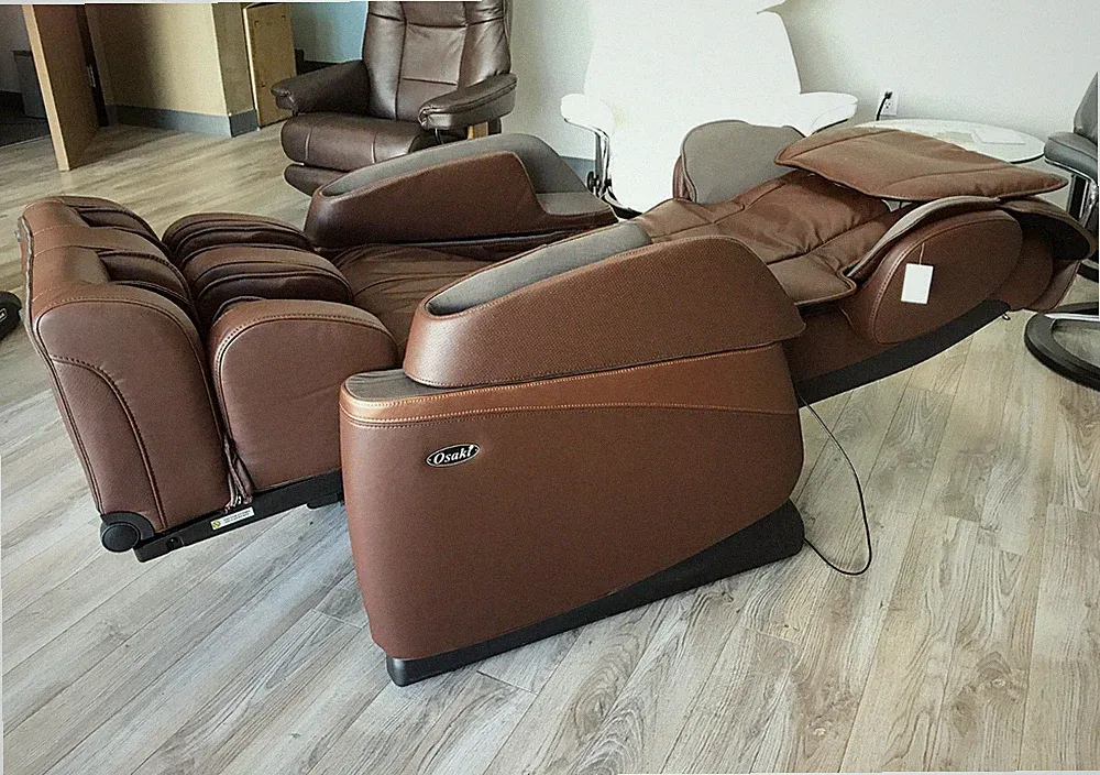 Osaki OS-3700 Massage Chair Recliner + Heat and Calf / Foot Air Massage Brown