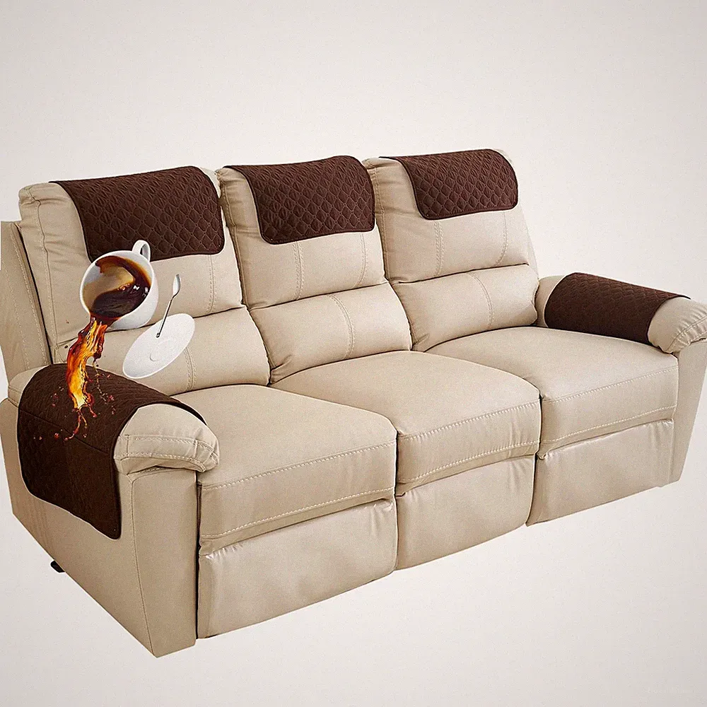 Sofa Armrest Cover, Headrest Cover for Recliner Chair Arm Cover, Armchair Sli...