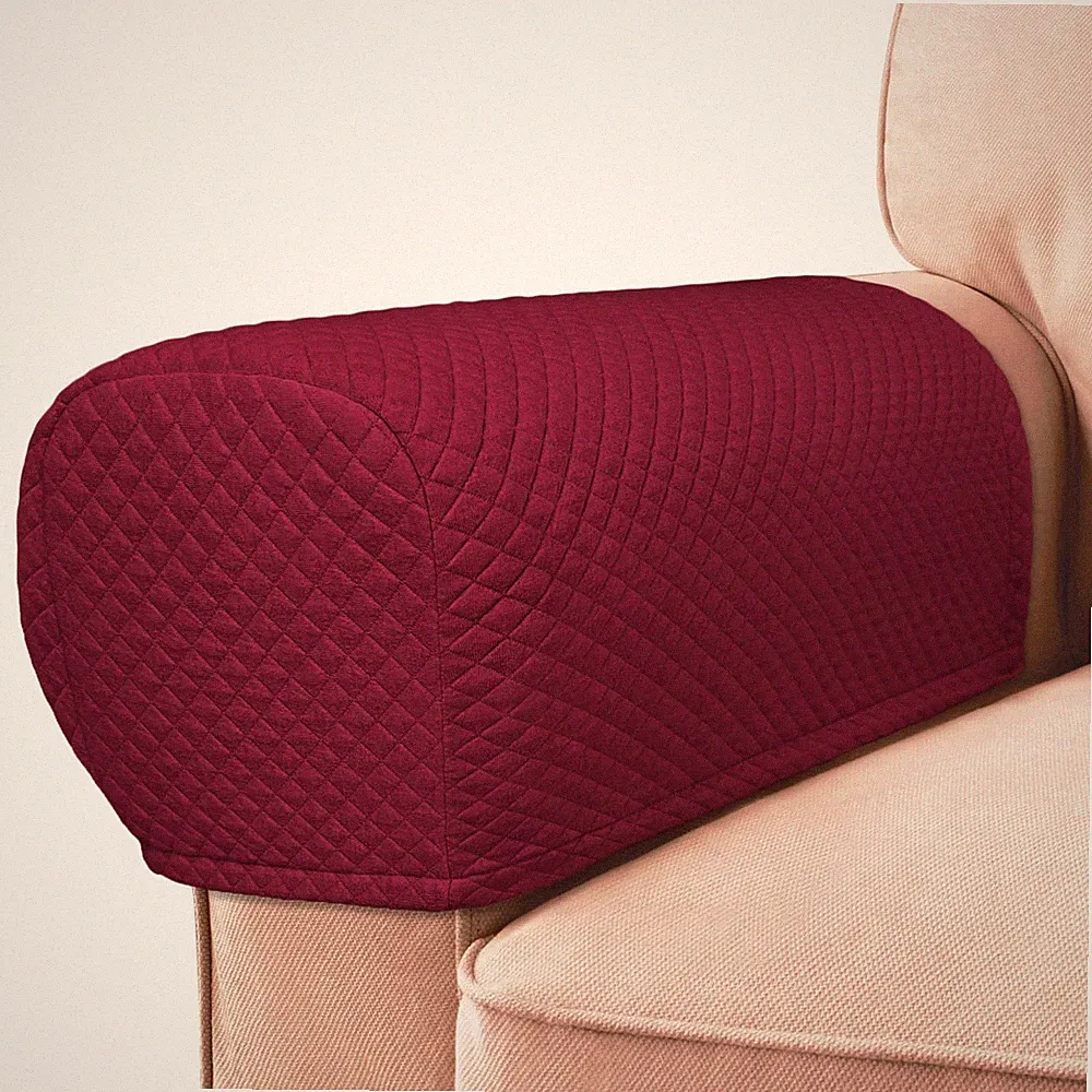 Stretch Couch Arm Covers, Breathable Armrest Covers for Sofas and Chairs - Sc...